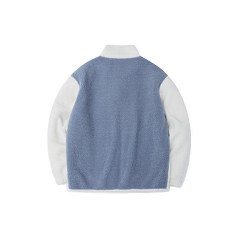 Anta Casual Stand Collar Fleece Jacket Unisex Jackets White 952248718-1