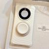 Cute Macaron Color Silicone Magnetic Air Cushion Stand Foldable Desktop Support Pad With Adhesive Backing For MagSafe