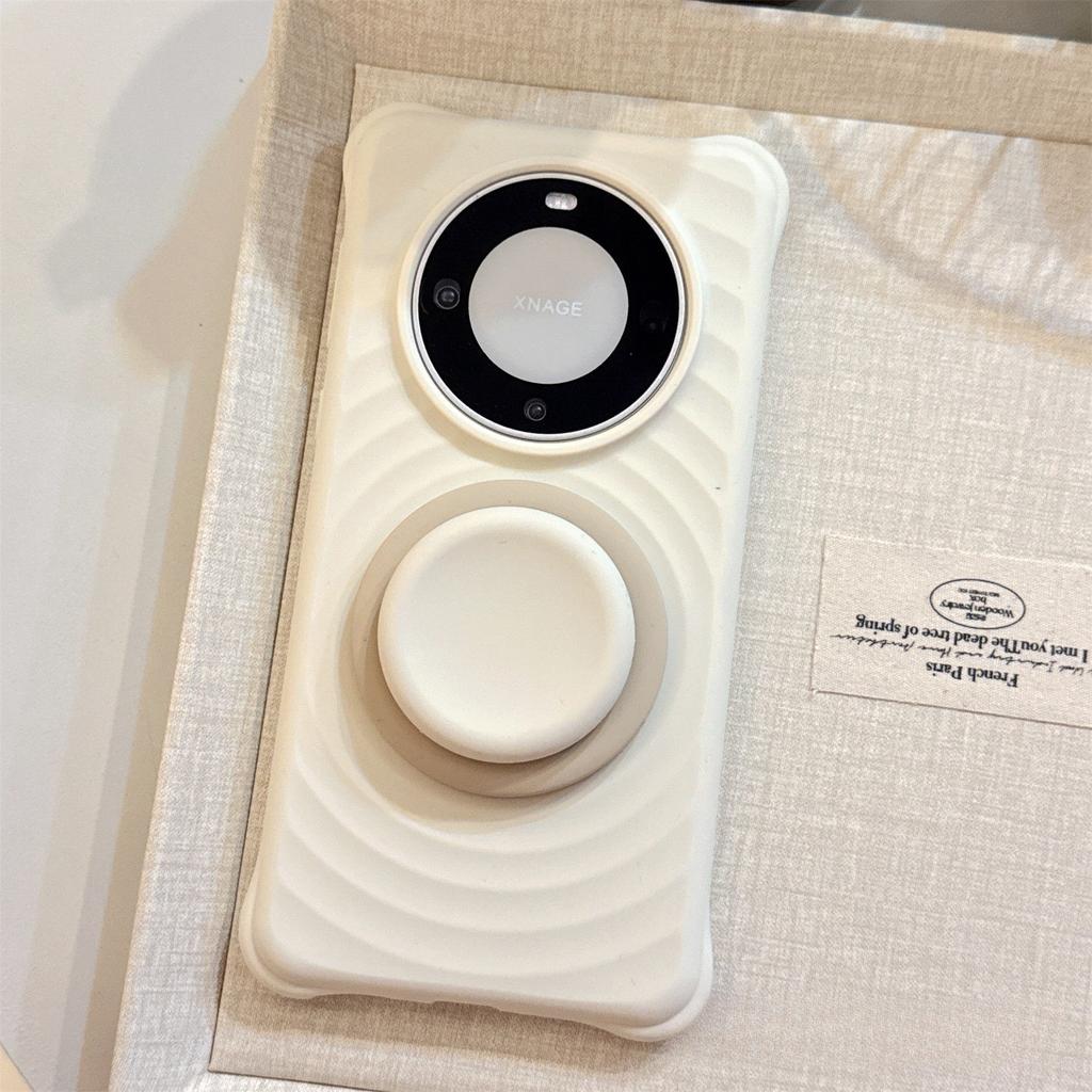 Cute Macaron Color Silicone Magnetic Air Cushion Stand Foldable Desktop Support Pad With Adhesive Backing For MagSafe