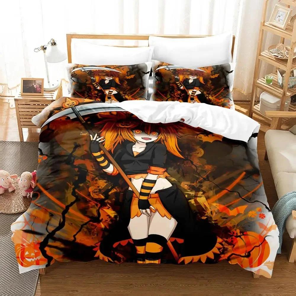 

Аниме Мумия Циантия Постельный набор Мальчики Девочки Полуторный Двуспальный размер Пододеяльник Наволочка Кровать Детский Взрослый Мода Домашний Текстиль 70x133cm 2pcs