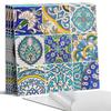 Zestaw Kafelków Winylowych Z Motywem Do Kuchni Salonu Wzory Ceramiczne W Mozaice 4X50X50 Cm