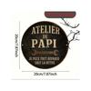 Vintage PAPI Sign Metal Wall Art Garage Decor