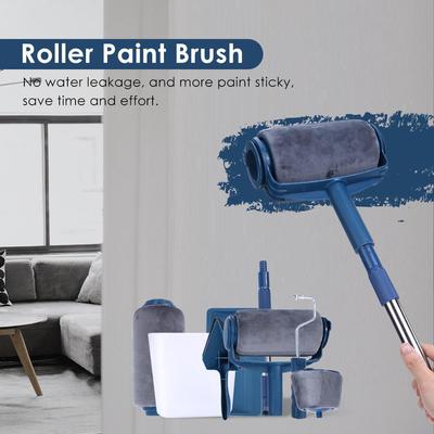 Ensemble de pinceaux à peinture, rouleau, brosses d'angle, brosse à peinture décorative murale domestique, brosse à rouleau, outil de poignée de pinceau de peinture professionnel à faire soi-même