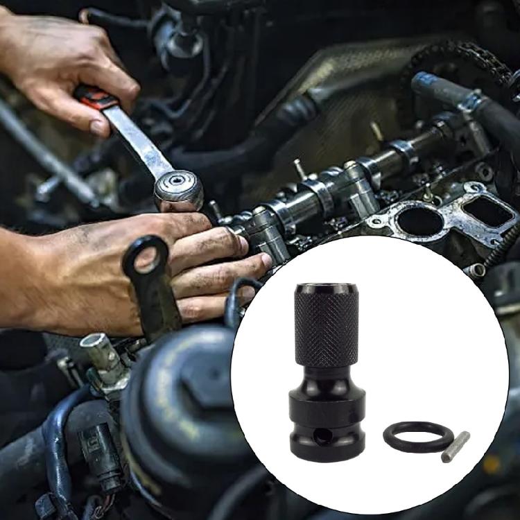 4Pcs Hexagonal Converter Adapter Socket Adapter 1/2inch Square Drive to 1/4inch For Electric Wrench Accessories