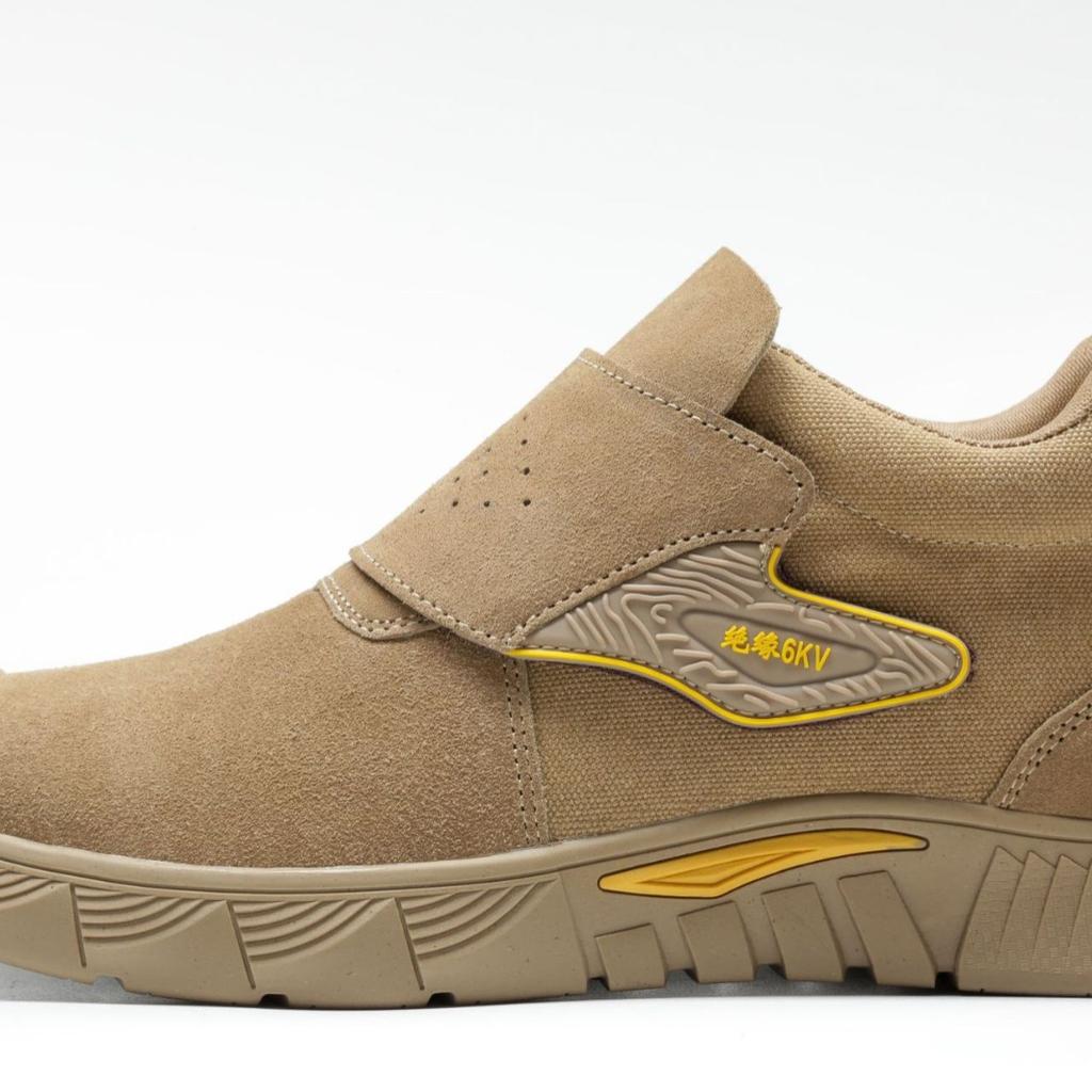 Geschweißte Arbeitsschuhe mit Überzug Herren Schöpfkelle Bruchsicher und Durchstichfest Modische Schutzschuhe