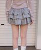 Rose Franz Rose Cancan Mini Skirt [Gray]