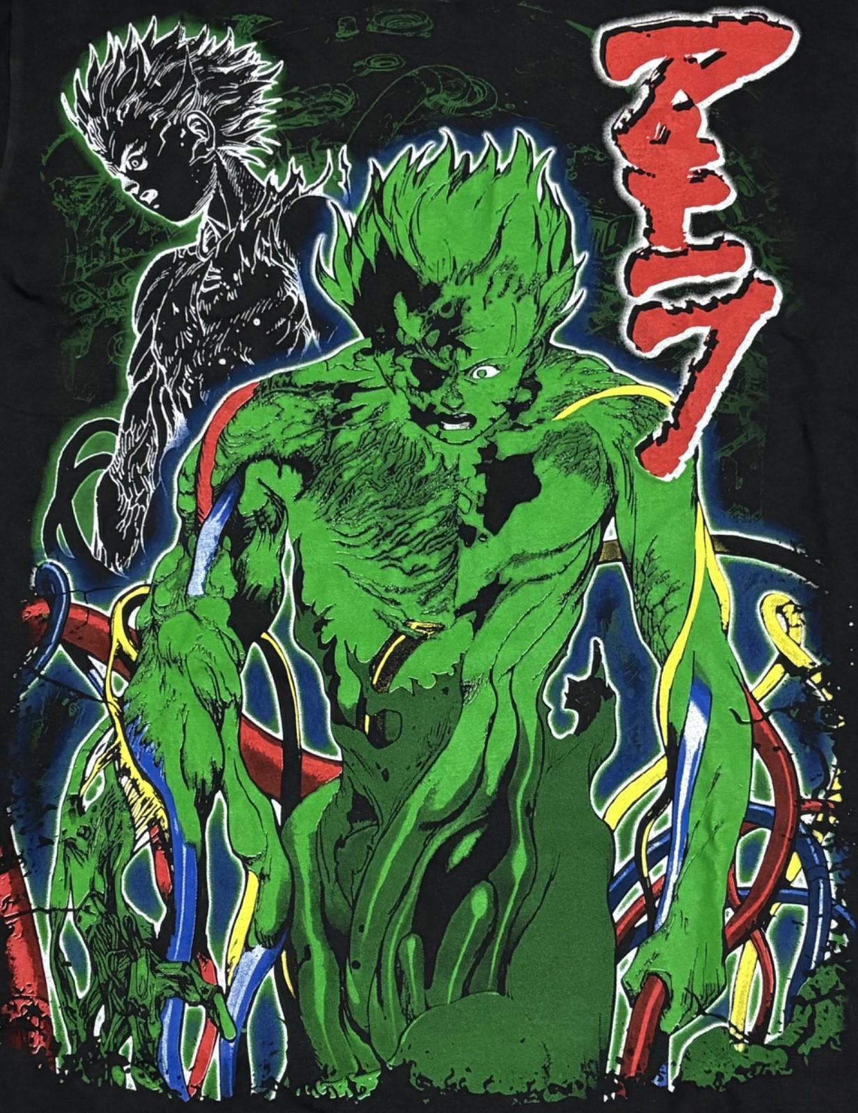 Vintage AKIRA AOP 80s Anime Manga Cartoon Neo Tokyo Japan Size L REPRINT Unisex T-Shirt S