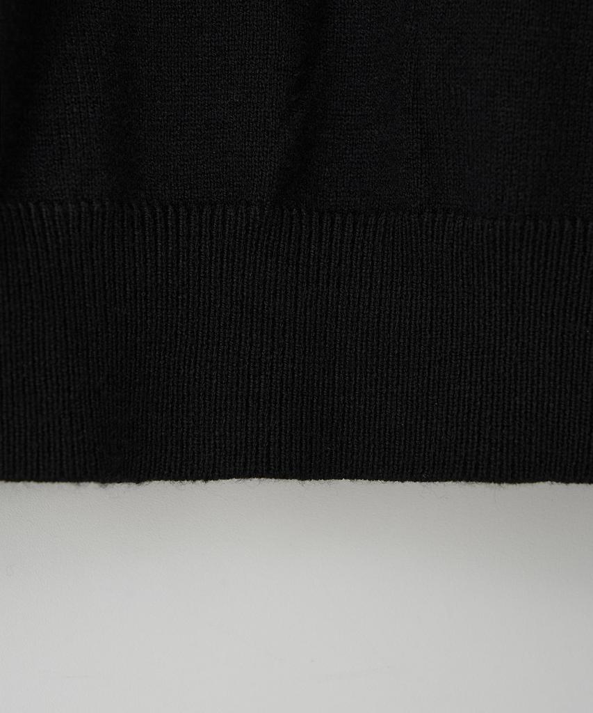 EZIO Standard Fit Basic Half-Turtleneck_Black