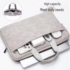 REWELL Full-Opening PU Nubuck Laptop Tote Bag