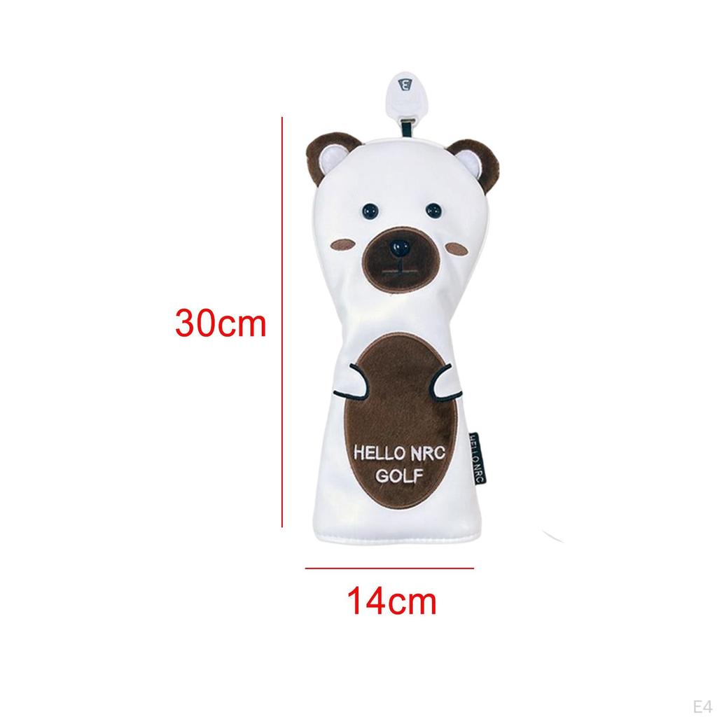 Covers, Water Resistant PU Leather Golf Headcover Hybrid Cover, Accessories
