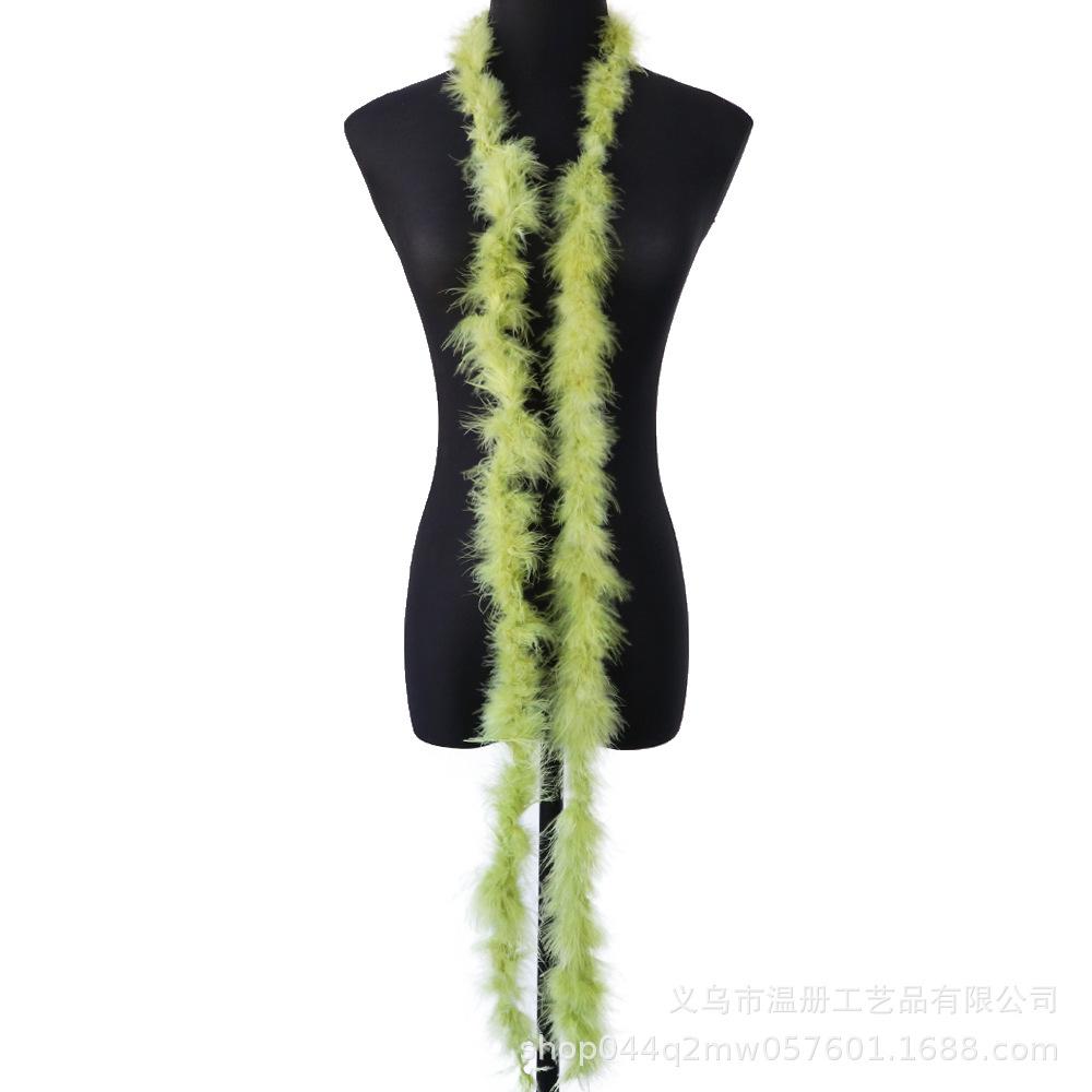 11G Flat Top Clothing Accessories Diy Material Turkey Plush Strip Scarf Crafts Accessories New