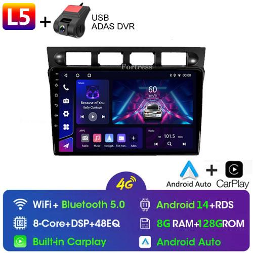 Android 13 For Kia Picanto SA Morning 2004 - 2007 Car Radio Player Stereo Multimedia WIFI BT GPS Navigation Player QLED Screen