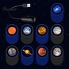 Starry Sky Projector for Bedroom Star Night Light, USB Nebula Lamp with Films, 360 Ceiling Degree Flexible Neck Light Room Car Powered