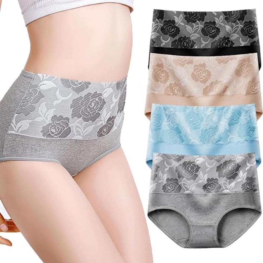 Soft Briefs High Waist Leak Proof Panties Breathable Female Underpants Knickers Women's