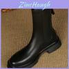 Stylish Women's Chelsea Boots With Thick Sole And Round Toe For Fall And Winter