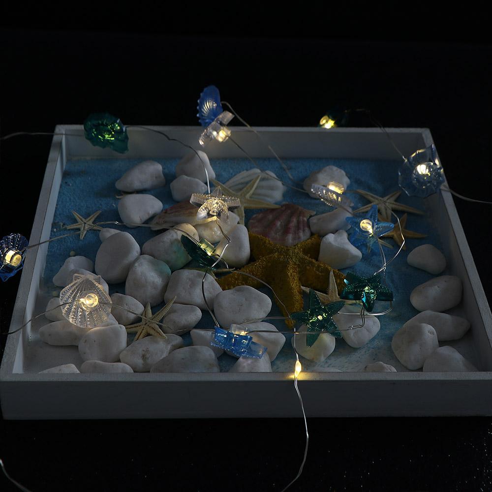 Party Decoration Seashell Mixed Light Ocean Theme Led Light String Lights String Lamp Night Light