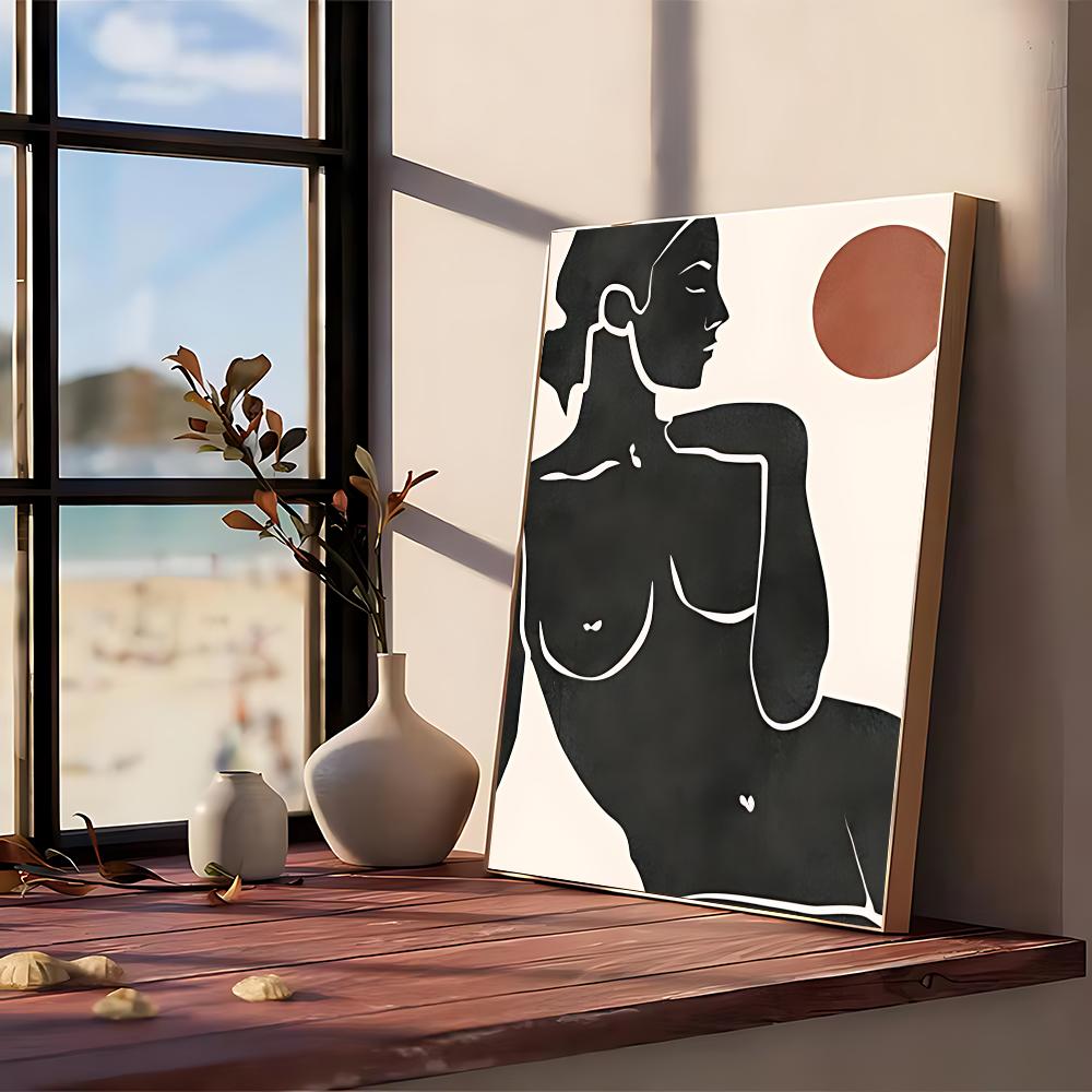 Gambar Abstrak Lind Poster No Framed Poster Kraft Club Bar Paper Vintage Poster Wall Art Painting Bedroom Study Stickers