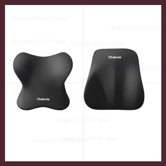 New Memory Foam Car Lumbar Cushion Neck Pillow Universal Back Support Comfort Cushion for Driving Travel Car Accessories