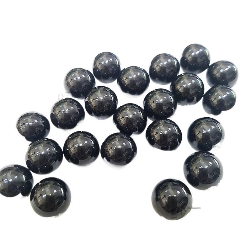 Elegant Black Agate Round Beads for DIY Jewelry and Buddhist Bracelets