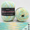 Soft Baby Cotton Wool Yarn Mixed Color 50g Knitting Yarn Knitting Tools Cotton Yarn Crochet Milk
