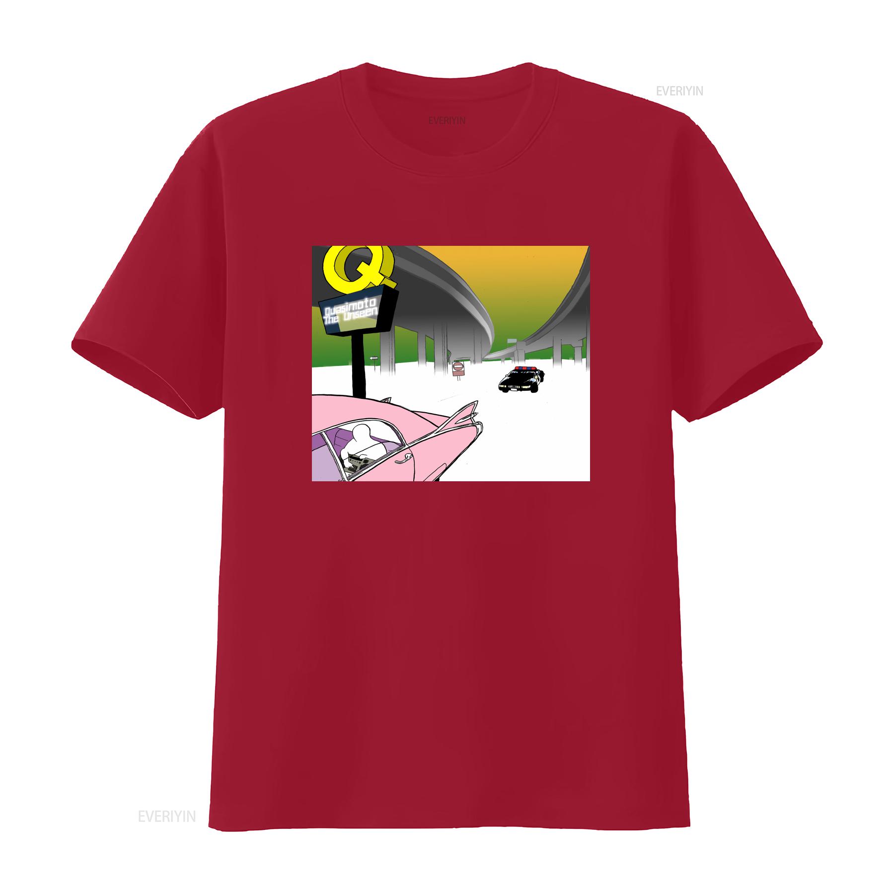 Quasimoto T Shirt The Unseen Alternative Hip Hop Jazz Rap tee top vintage Washed Stylish fashion Casual Versatile Slightly S