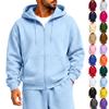 Unisex Rits Hoodie voor Mannen Vrouwen Casual Sweatshirt Jas voor Herfst Winter