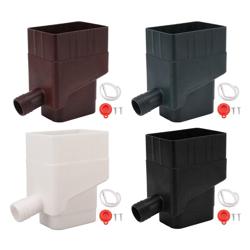 Rainwater Collection System Professional UV Resistant Downspout Diverter Kit for Outdoor Garden Lawn Rain Water Diverter Kit