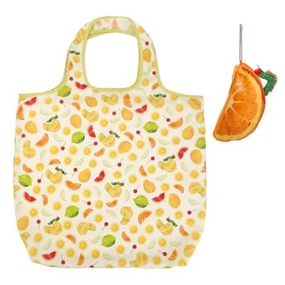 [Sun Arrow] Ekologická taška Hladová housenka oranžová K-9584 V60 x Š47 x H1cm (včetně rukojetí)