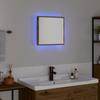 LED Bathroom Mirror  Artisan Oak  40 x 37 x 8.5 cm