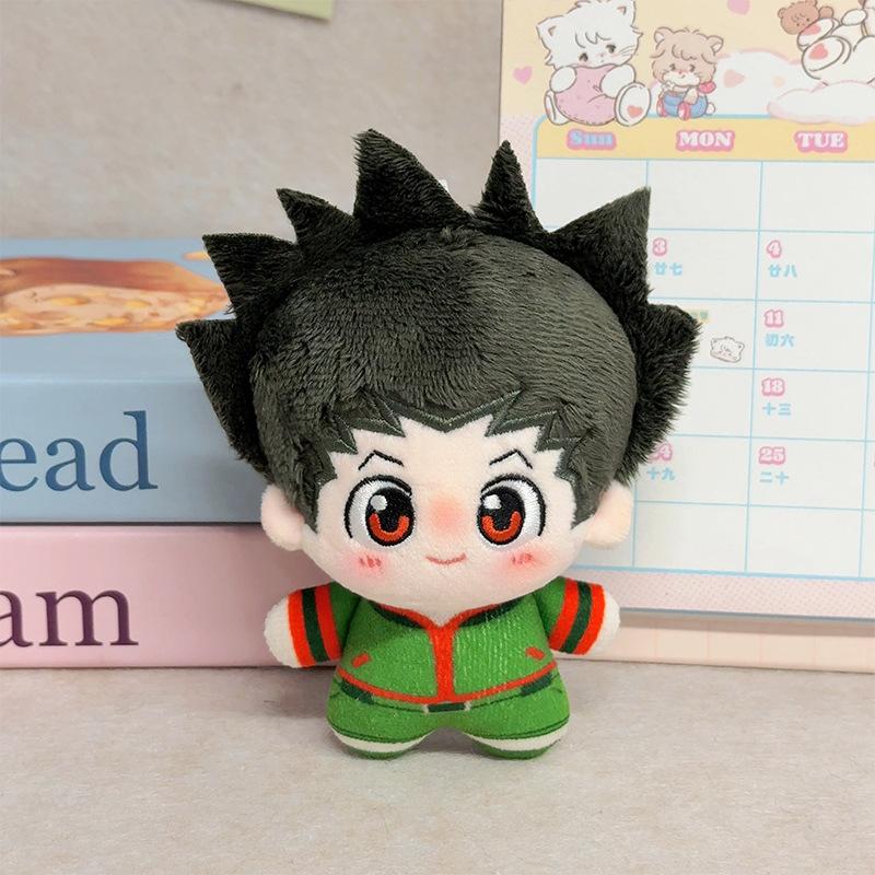 10cm HUNTER×HUNTER Plush Doll Pendant Hisoka Illumi Zoldyck Chrollo Lucilfer Stuffed Toy for Anime Fans