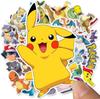 50 Pokémon Stickers For Children, Cute Pets, Pokémon Graffiti, Pikachu, Computer Suitcase