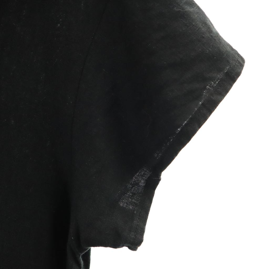 URBAN RESEARCH DOORS Linen Blend Short Sleeve Skipper One Piece M Black Women Used