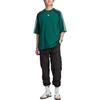 adidas Originals Trefoil Three-Stripe Logo Embroidered Loose Fit Crewneck T-Shirt Men Tops Green IW3638