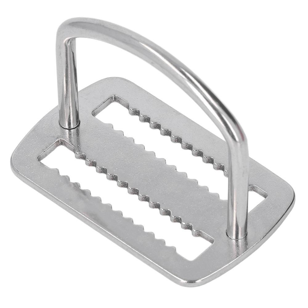 2PCS 316 Stainless Steel D Ring Webbing Harness Belt Retainer Diving Accessories