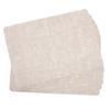 6Pcs Table Mat Set Artificial Leather Water Oil Heat Resist Multifunctional Textured Placemat for Restaurants Kitchens