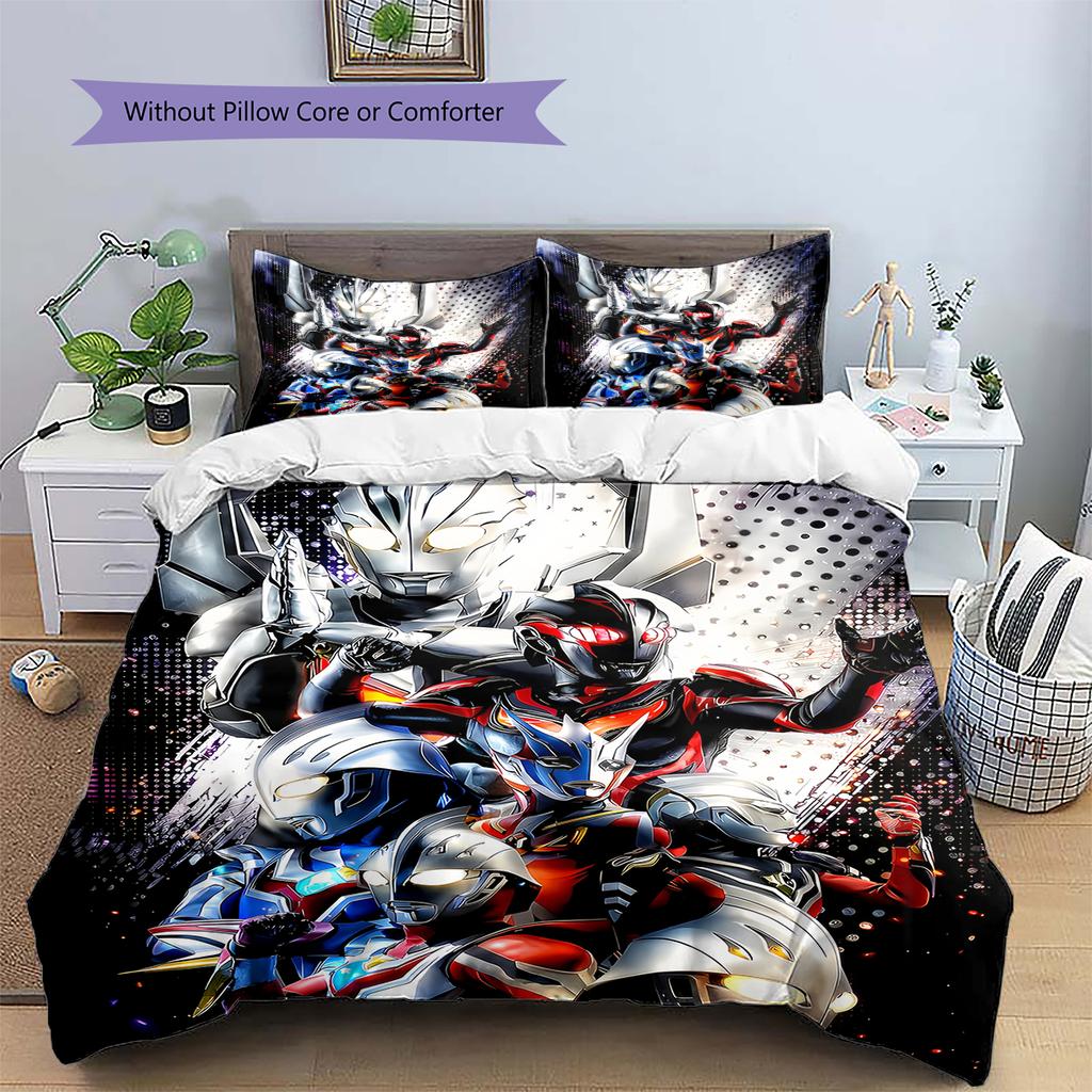 Ultraman Universe Theme Bedding Set, Galactic Style Bedroom Decoration, Creative Home Gift.chl