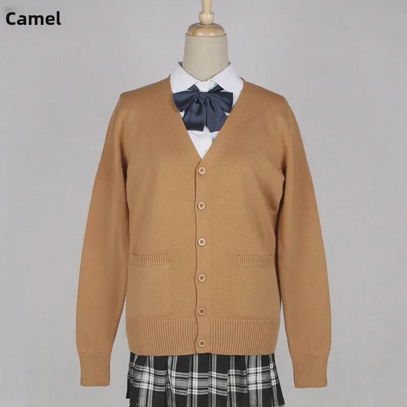 Svetr kardigan ve stylu sen pro JK pro ženy - Vysokoškolská uniforma, jaro a podzim