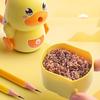 Anti Sticking Lead Pencil Sharpener Duck Shaped Hand-cranked Mechanical Tool  Students