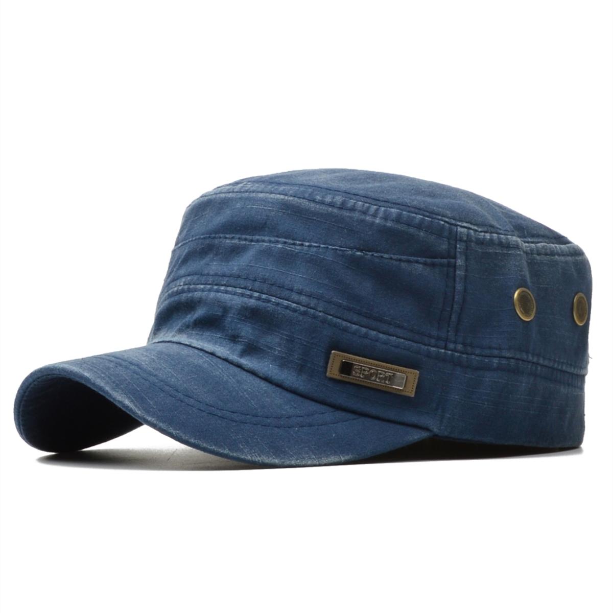 

Кепки NORTHWOOD с плоским верхом для мужчин и женщин, бейсбольная кепка от солнца на открытом воздухе, спортивные шапки, высококачественные шляпы с плоским верхом 56-60 синий