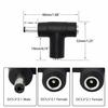 SinLoon Multifunctional DC Angle DC Power Connector DC Jack Coupler Converter for CCTV Lighting S Black 5-Piece Adapter, 90-Degree Adapter, 5.5x2.1mm