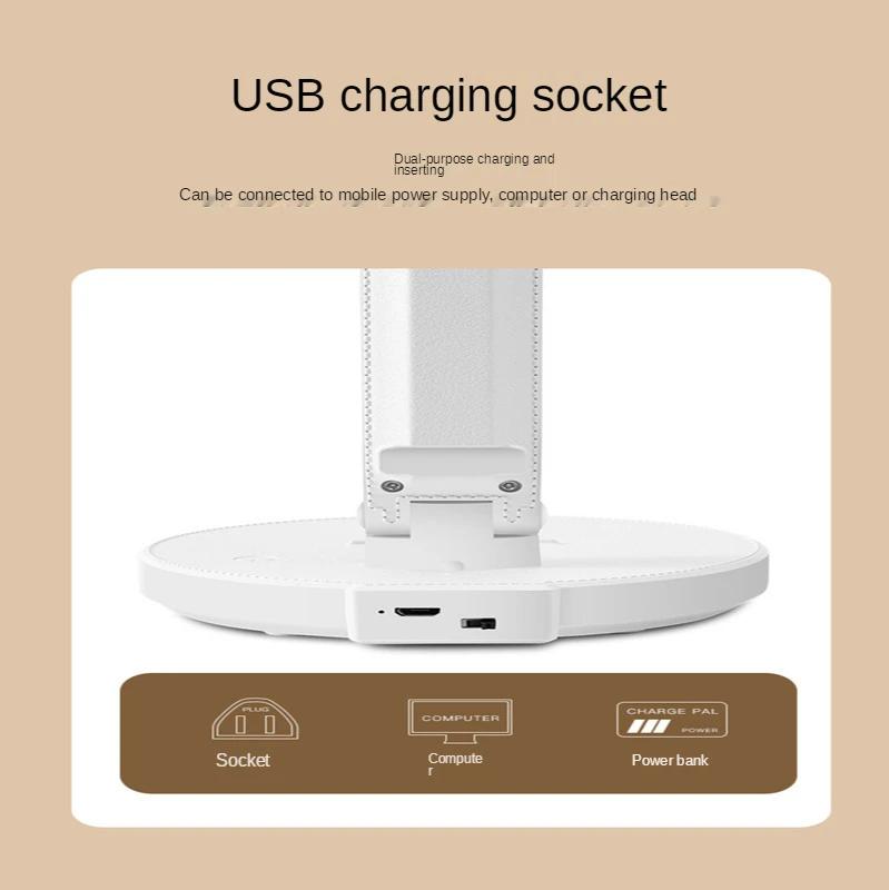 Table lamp student dormitory eye protection lamps desk LED rechargeable table lamp bedroom bedside lamps