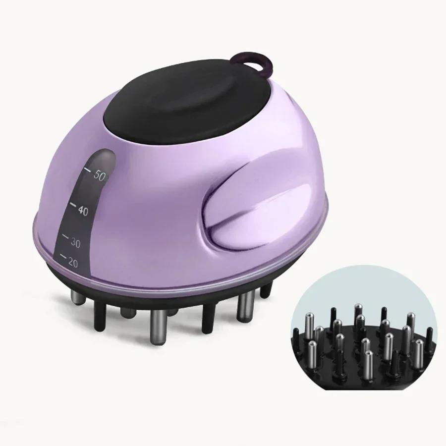 Scalp Applicator Head SPA Massager Roller Ball Brush Hair Growth Essential Oil Medicine Liquid Applicator Massage Comb Portable