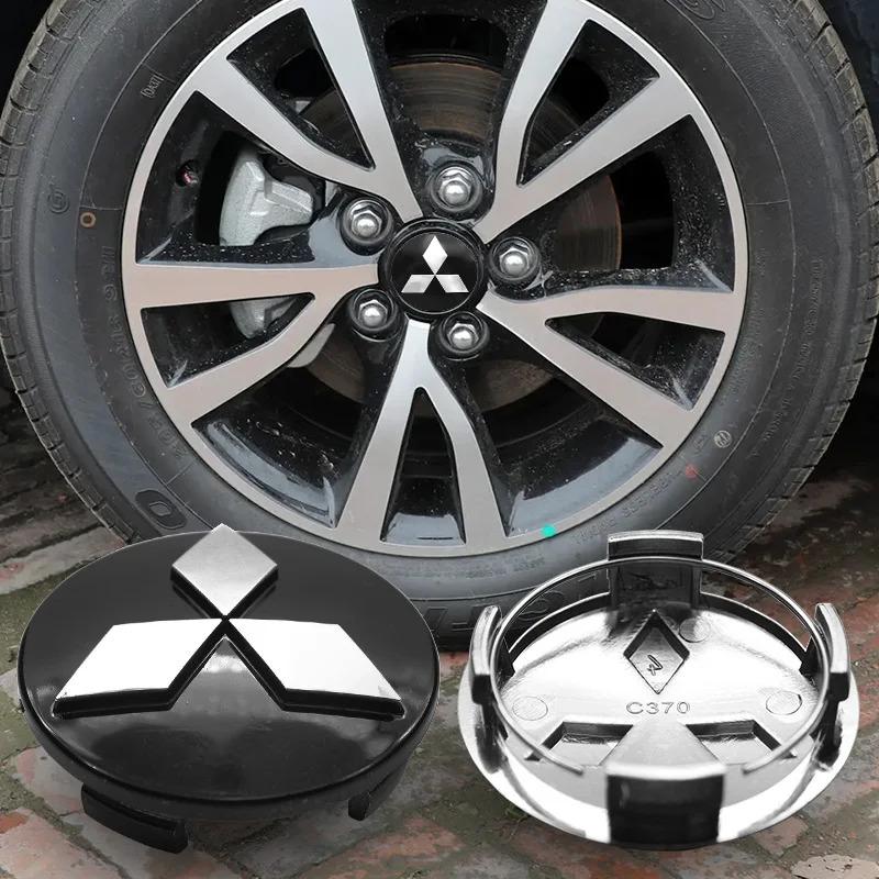 4Pc 54mm Car Wheel Center Cap Hub Covers Badge Accessories For Mitsubishi Outlander Lancer 10 9 ASX RALLIART Eclipse L200 Pajero