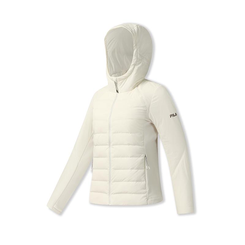 

Fila Фитнес Серия Простая Мода Универсальная Повседневная Спортивная Теплая Удобная Легкая Пуховая Куртка Женская верхняя одежда A11W541908FGY S