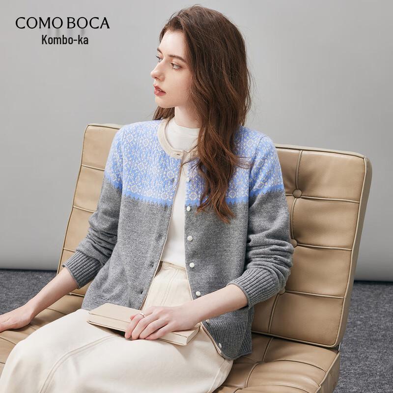 

Женский жаккардовый кардиган из шерсти в стиле Fair Isle 2XL