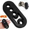 4pcs Universal Black Rubber Exhaust Hanger Mount Brackets Long Heavy Duty Hanger