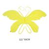 Large Iridescent Butterfly Wing Balloon (122x89 Cm) - Colorful Aluminum Film Inflatable for Photo Shoots