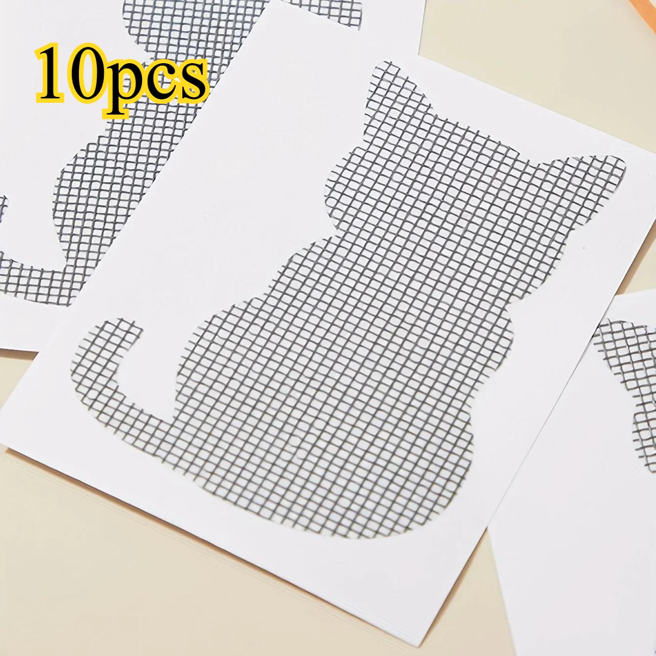 10pcs-Window Screen Repair Subsidy Window Screen Stickers Self-adhesive Window Screen Patch Broken Holes Repair Subsidy
