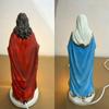 Resin Blessed Mother Sculpture Lighted LED Jesus Christ Figurine  Outdoor Garden