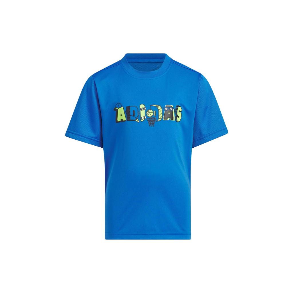 New Adidas T Shirt Air Force Blue Kids' IQ1008